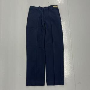 Vintage 70s 80s Cintas Navy Canvas Workwear Chinos 29x27